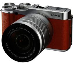 Fujifilm X-A2 Compact System Camera with XC 16-50 mm f/3.5-5.6 Zoom Lens - Tan